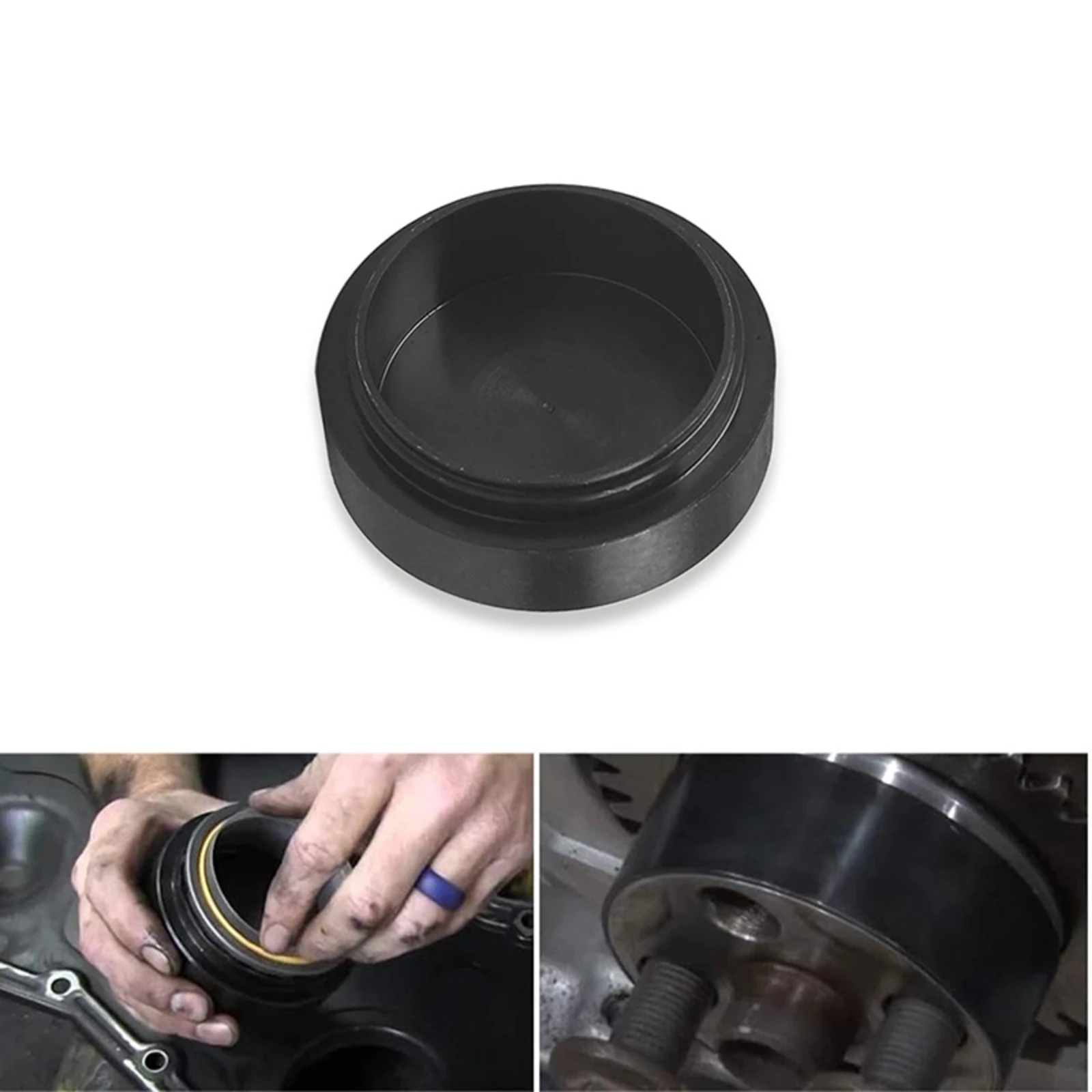 Crankshaft Seal Installer with Wear Sleeve OEM Specification Crankshaft Seal Installer Tool Threaded Easy to Use for Mechanics