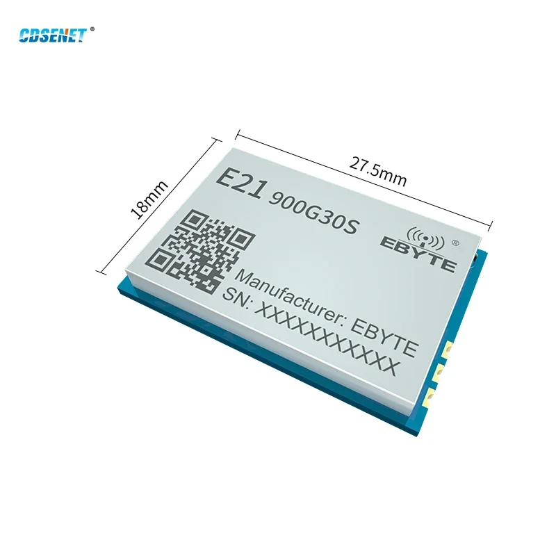 CDSENET E21-900G30S Wireless RF Amplifier Module 868MHz 915MHz 5km SMD Stamp Hole PA LNA 1W 30dBm for Remote Control Receiver