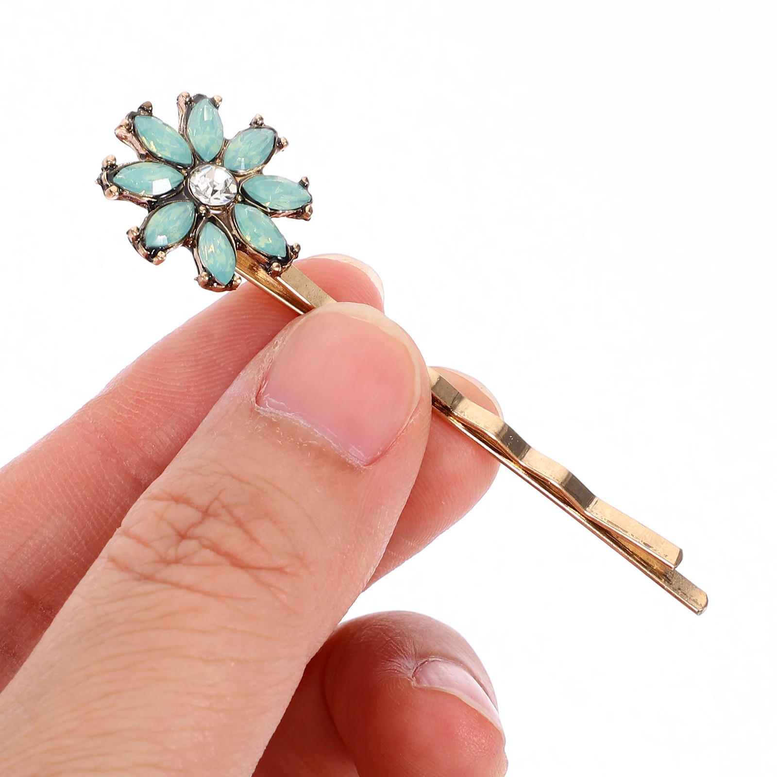 

6pcs Vintage Hair Clips For Women Cute Floral Accessories Decorative Party Festival Hairstyle Lightweight Reusable Kawaii