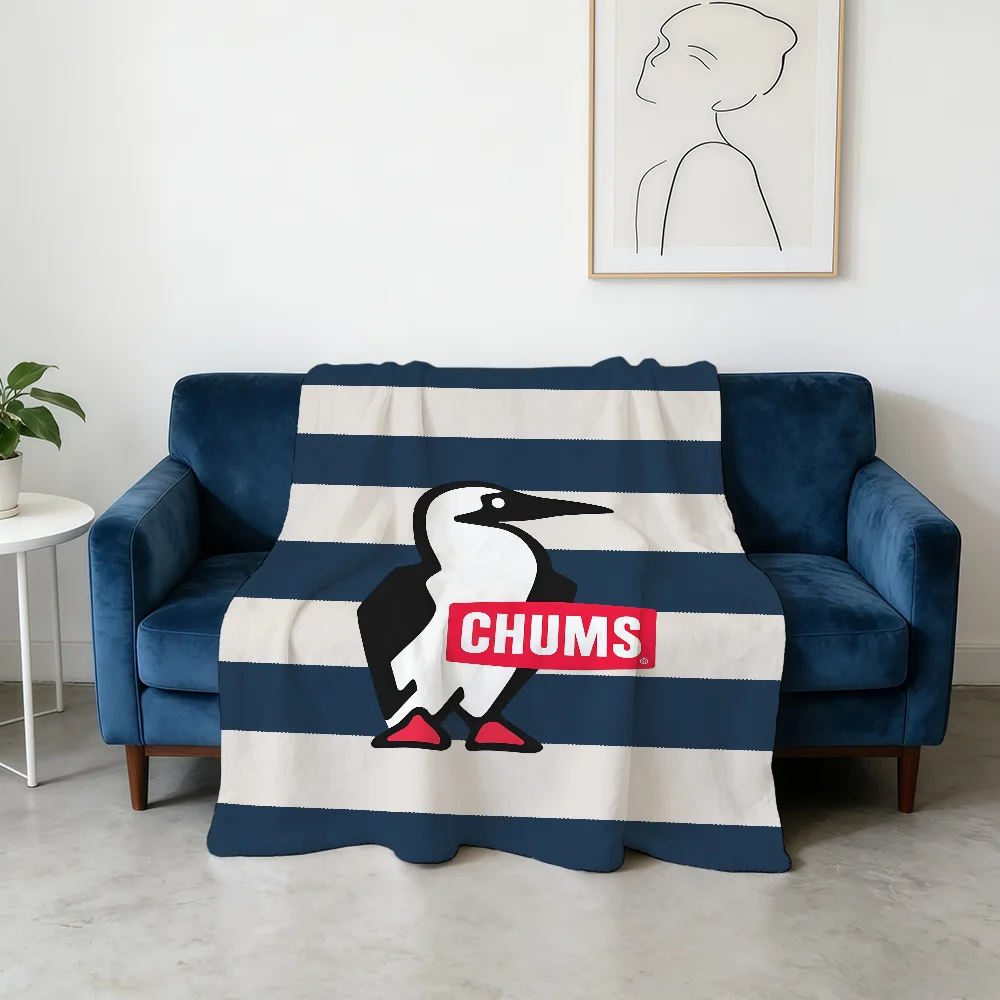 Logo Cool Luxury C-ChumS-ES Blanket Flannel Warm Soft Throw Blanket For Room Sofa Childish Birthday Gifts
