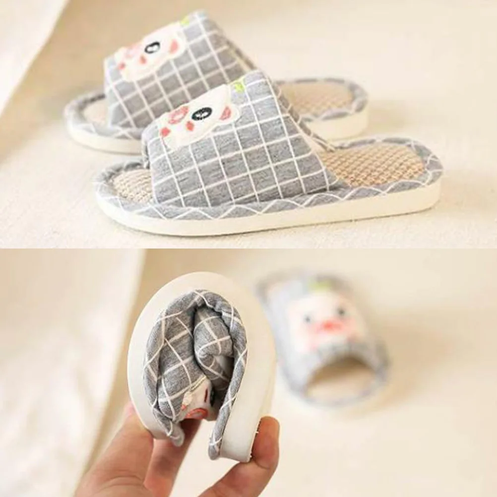 

Детские розовые тапочки со свиньей, дышащая удобная домашняя обувь, нескользящие мягкие дизайнерские лоферы, размер 27-28, детские тапочки