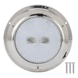 5.5in Marine Ceiling Dome Light 42LED IP65 Waterproof Interior Interior Surface Mount Light for Caravan RV Boat Yacht