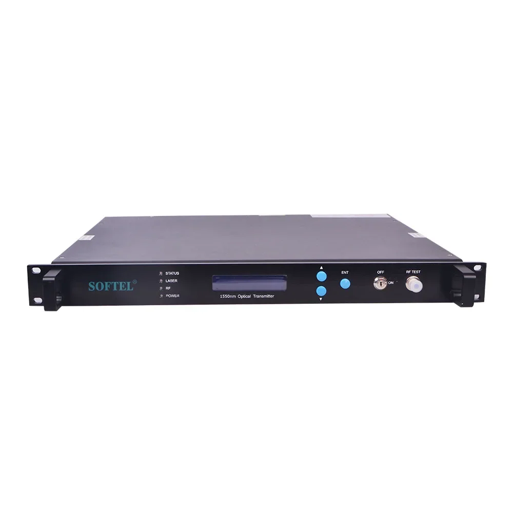 Laser ORTEL CATV 1550nm Fiber Optic Transmitter 12dBm with Dual DC Power Supply and SNMP