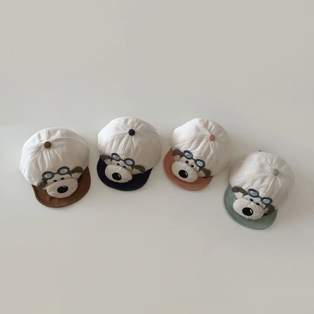 6-24M Casual Cotton Baby Baseball Hat Cute Cartoon Adjustable Kids Sun Hats Running Breathable Peaked Cap Boys Girls