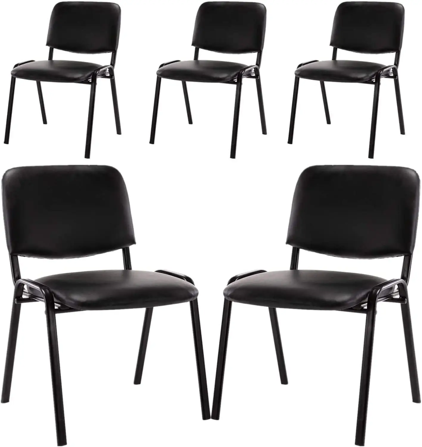 Waiting Room Chairs Stackable Conference Room Chairs No Wheels Office Guest Chair No Arms Reception Chairs For School Breakroom