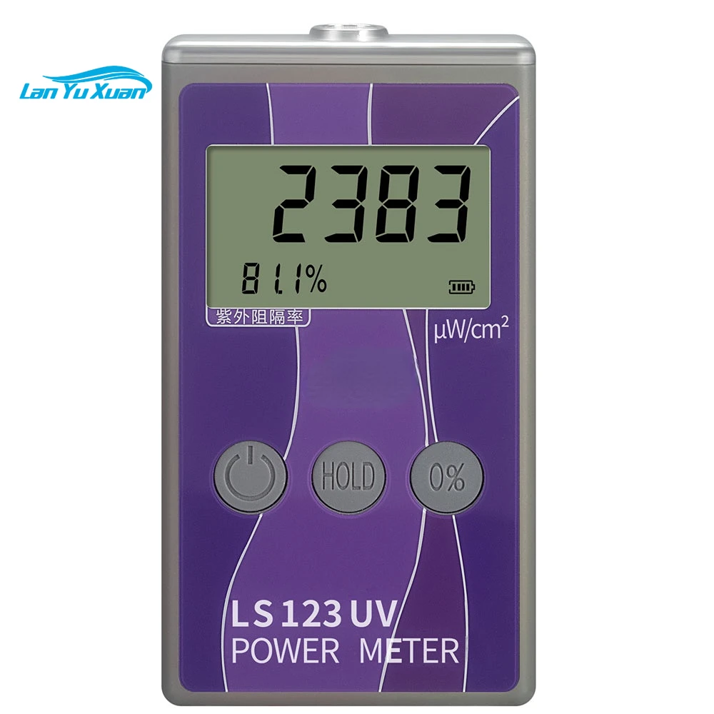 

Portable UV Meter LS123 Measure Ultraviolet Radiation Power Intensity Radiance Density Rejection Rate