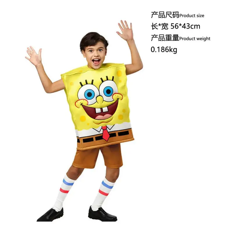 Cartoon Anime SquarePants Cosplay Costume Sponge Patrickstar Jumpsuit for Women Girls Men Boys Halloween Carnival Party Costumes view 3