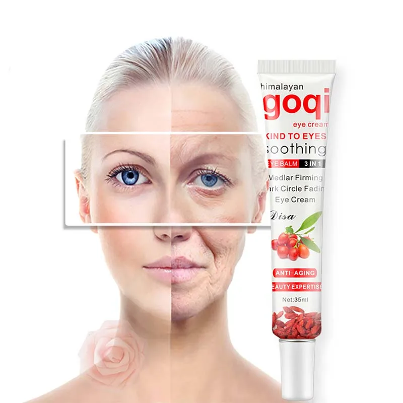 Goji Berry Eye Cream Peptide Collagen Serum Brighten Remove Dark Circles Against Puffiness And Bags Eye Care Acne Removal