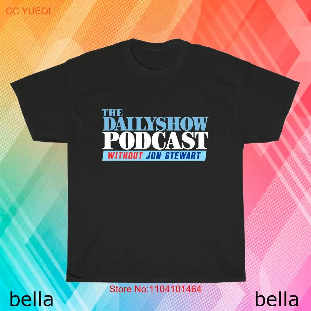 

New The Daily Show With Jon Stewart Logo T-Shirt Funny Size S to 5XL