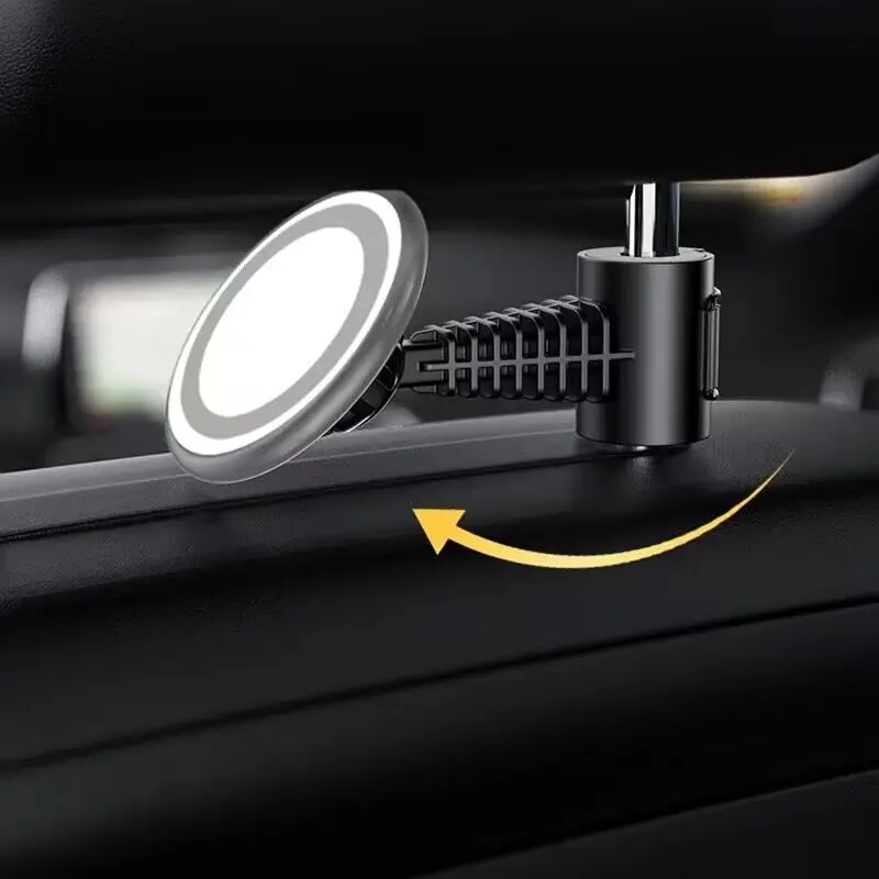 Rear Seat Magnetic Holder Backseat Cradle For Ipad iPhone 12 13 14 15 16 Magsafe Vehicle Tablet Stand Pillow Navigation Cradle