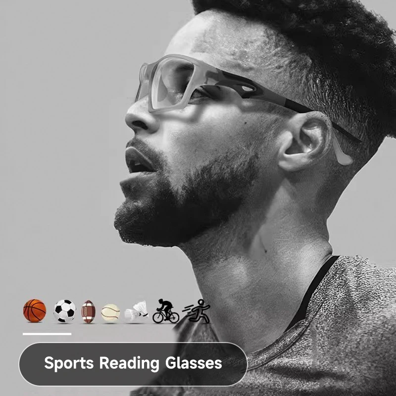 Anti-blue Light Bifocal Reading Glasses Men Sports Photochromic Readers TR90 High Quality Multifunctional Eyeglasses