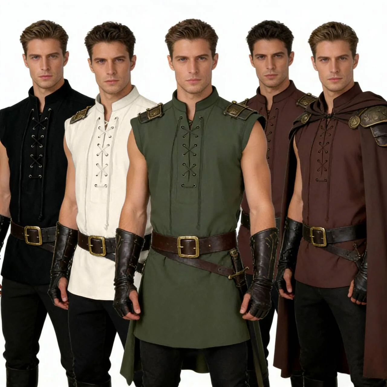 

Medieval Retro Men's Halloween Costume New Arrival Wish Men's Style by Man Zhi Xin Made of Hemp Material Traditional Chinese ...