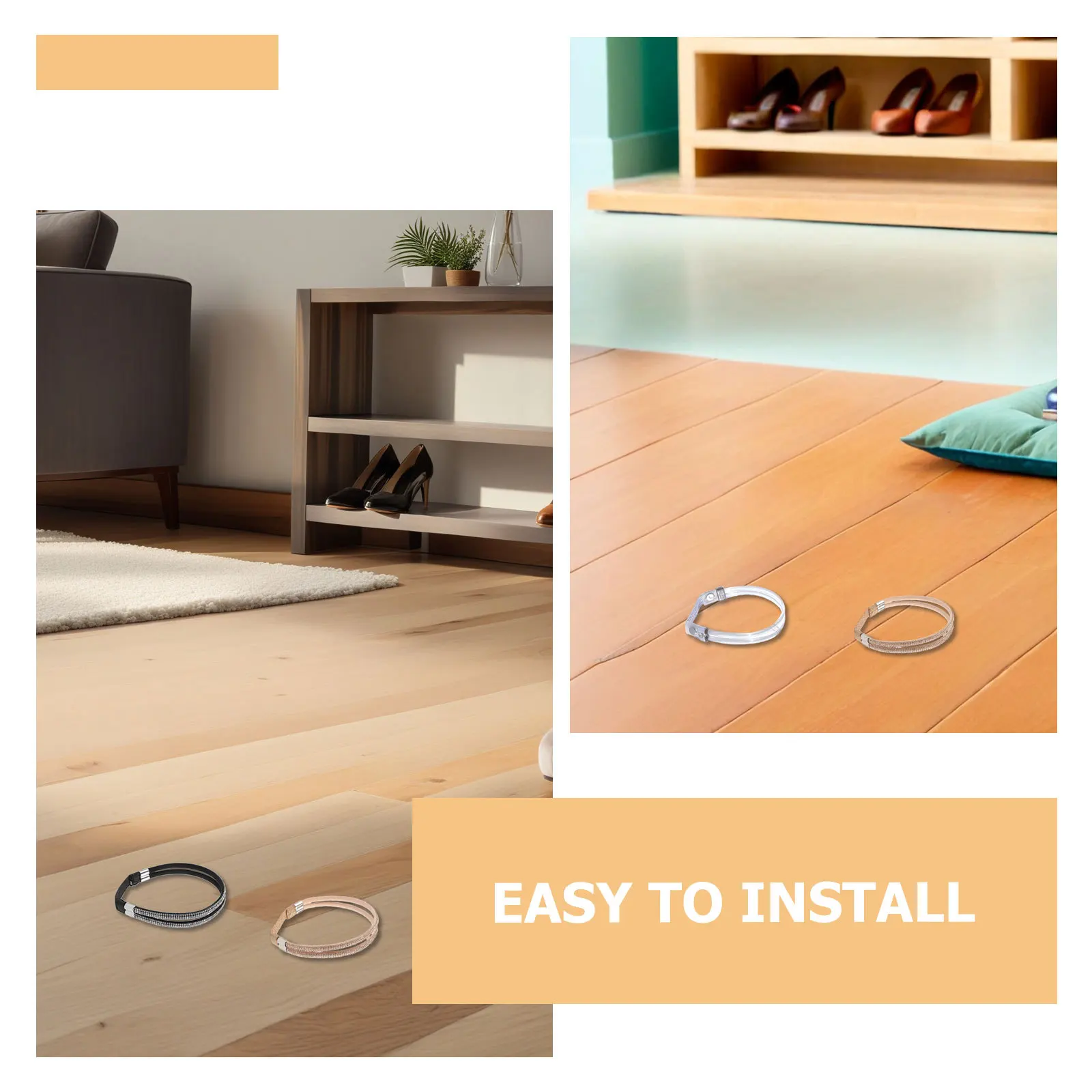 4Pairs Rhinestone Elastic Lace Straps High Heel Anti-Slip Detachable Straps for Loose Shoes Ankle Shoe Accessories