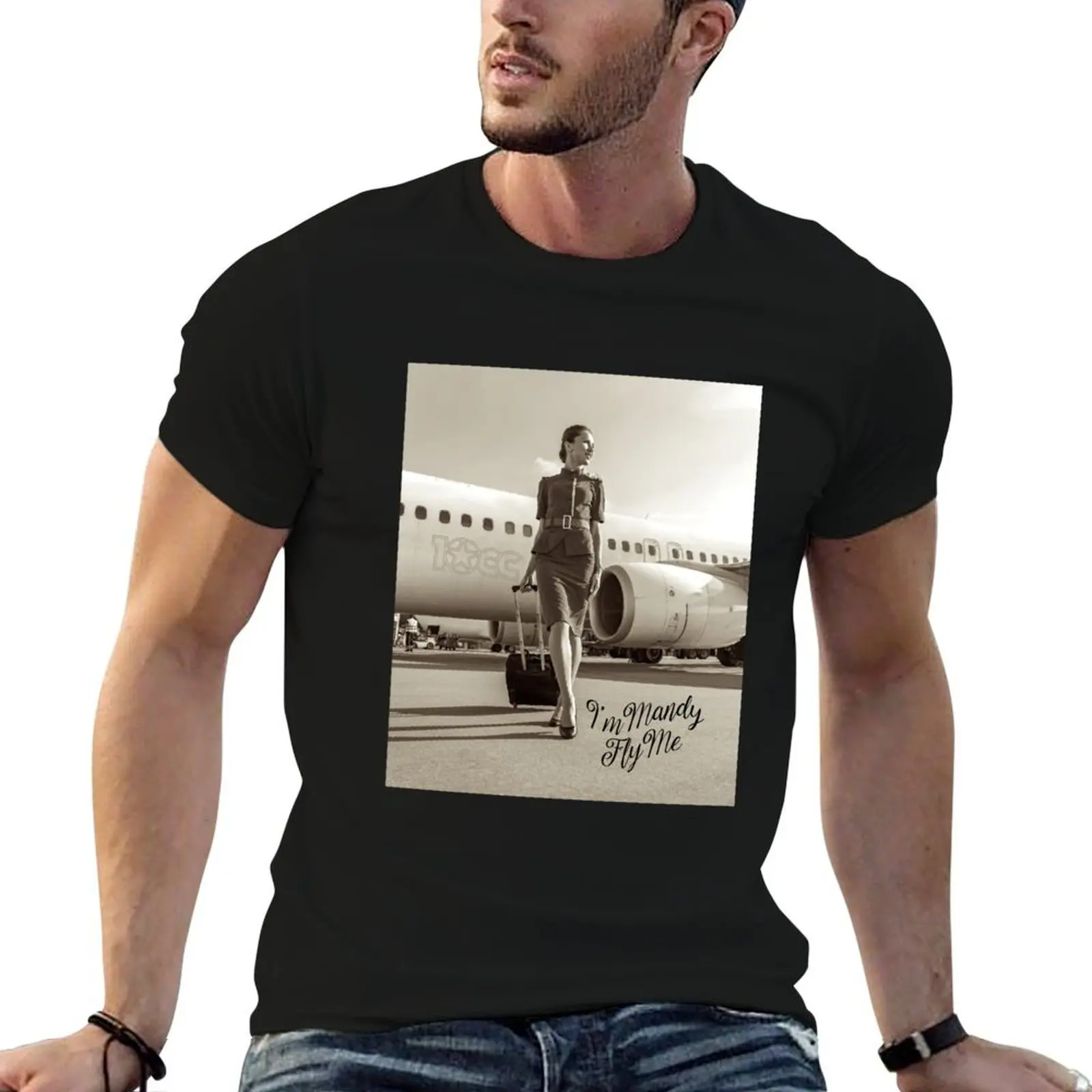I'm Mandy Fly Me T-Shirt man t shirt luxury man tshirt t shirts for man T-shirt