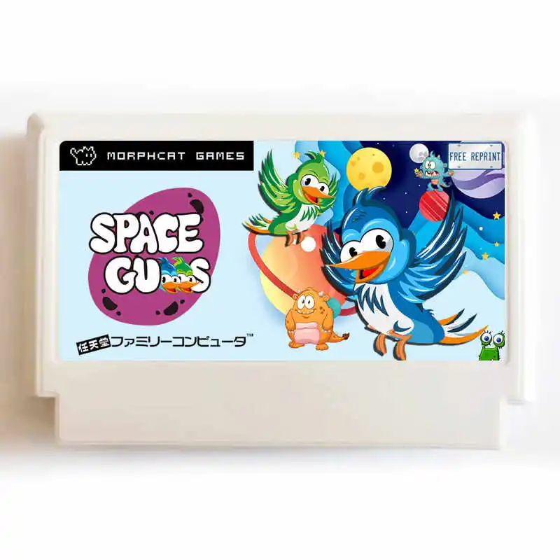 FC Spacegulls 60pin Game Card For FC Game Console