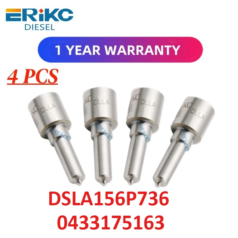 

DSLA 156 P 736 0 433 175 163 Common Rail Fuel Injection Nozzle DSLA156P736 0433175163 Engine Injector Nozzle for 0445110009