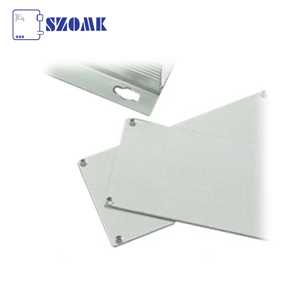 Electronics project box 10Pcs/lot small aluminium project box for electronics case housing 55(H)x147(W)x155(L) mm