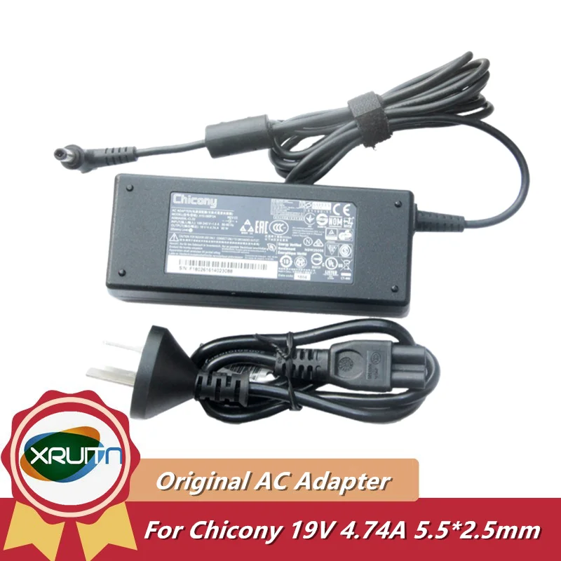 

A10-090P3A Chicony AC Adapter 19V 4.74A 90W For MSI PS42 Wind U100X U90 U90X Laptop A15-090P1A Power Supply A090A029H PA-1700-03