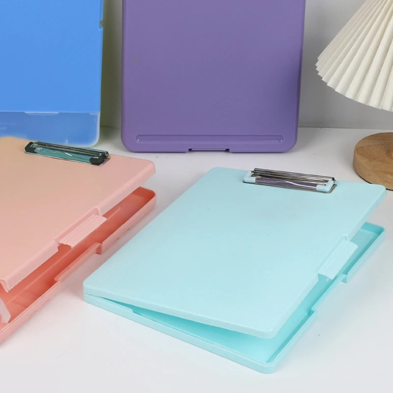 P5EA Letter Size Conference Clipboard with Metal Clip 14X9.84Inch Plastic Clipboard
