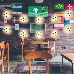 6m Soccer String Light Garland Battery Operated 40LED Football Fairy Light Decorative boy Kids room Christmas birthday gifts