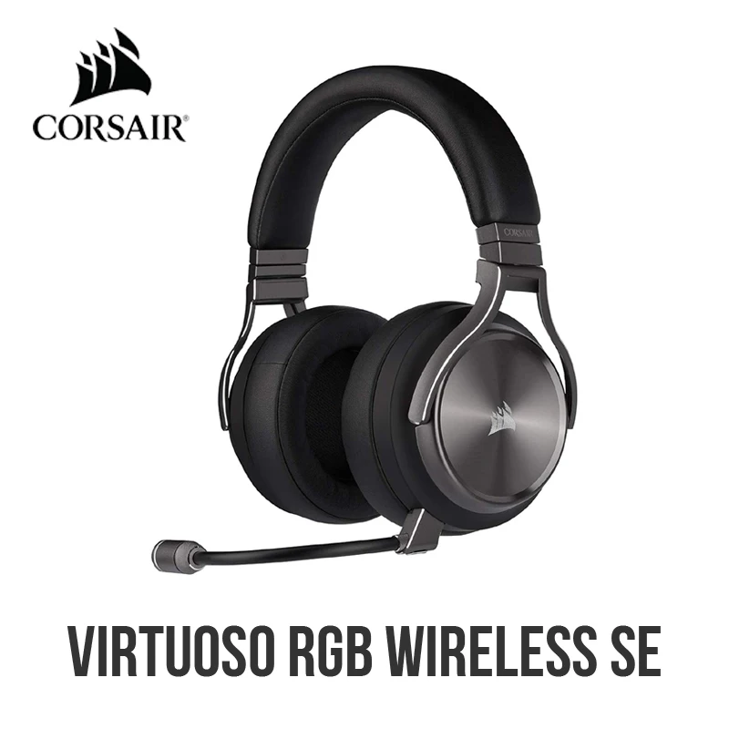 Corsair Virtuoso RGB Wireless SE Gaming Headset - High-Fidelity 7.1 Surround Sound W/Broadcast Quality Microphone