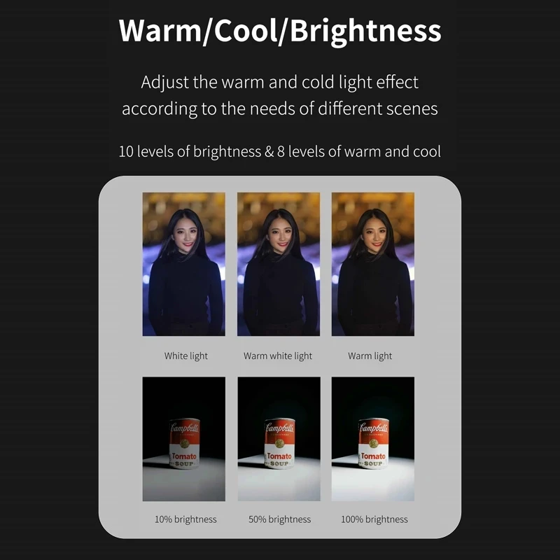 Foto gear vectorgear mini magnetisches Füll licht für hand gehaltenes kardanisches 2500k-6000k zweifarbiges Mini-Video licht für dji zhiyun feiyutech