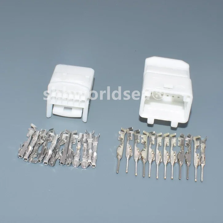 shhworldsea DJ7121S-0.7-21/11 Female Male Connector Plug Jacket Automotic Plug Socket 12 Pin With Pins 1473407-1 1318774-1