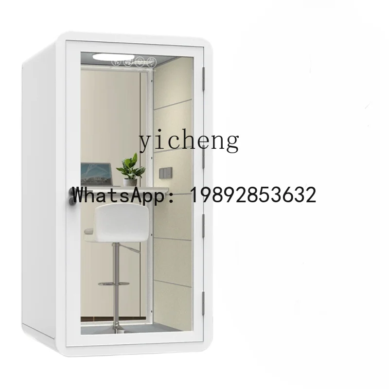 

Mobile Soundproof Room Telephone Booth Office Recording Studio Business Mute Cabin Practice Room