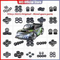 Upgrade 4PCS 1/28 Metal Slick Wheel for Wltoys 284131 K969 K979 K989 K999 P929 P939 RC Car Drift Tire  Rc Crawler Parts Metal