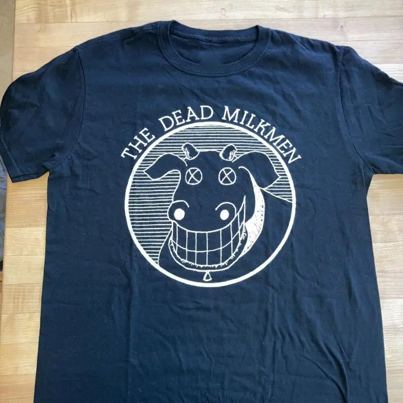 

Vintage Punk Rock Music The Dead Milkmen Cotton Black S 3XL T Shirt