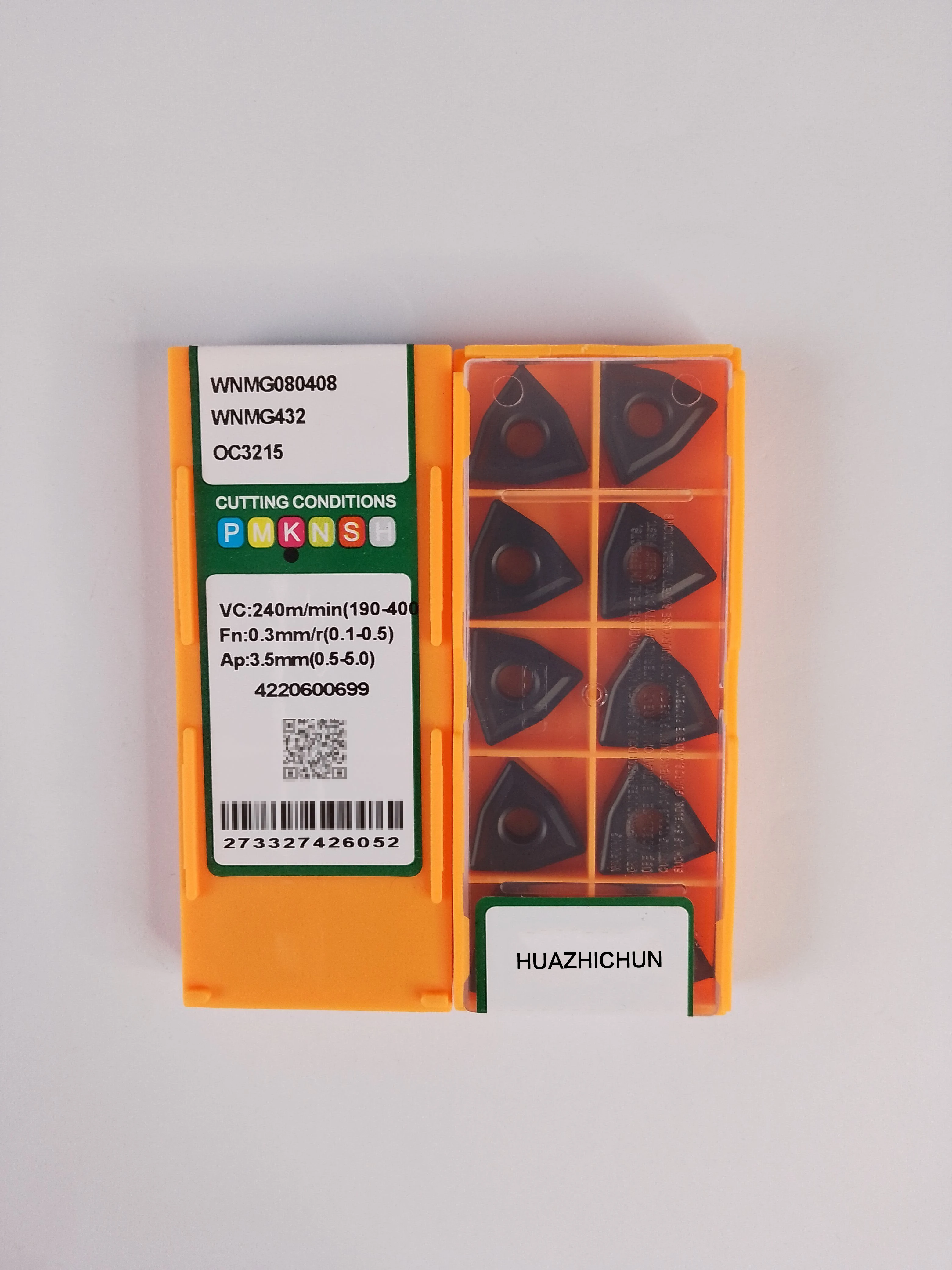 

Original WNMG080408-OC3215 Carbide Turning Inserts CNC Lathe Tools For Cast Iron