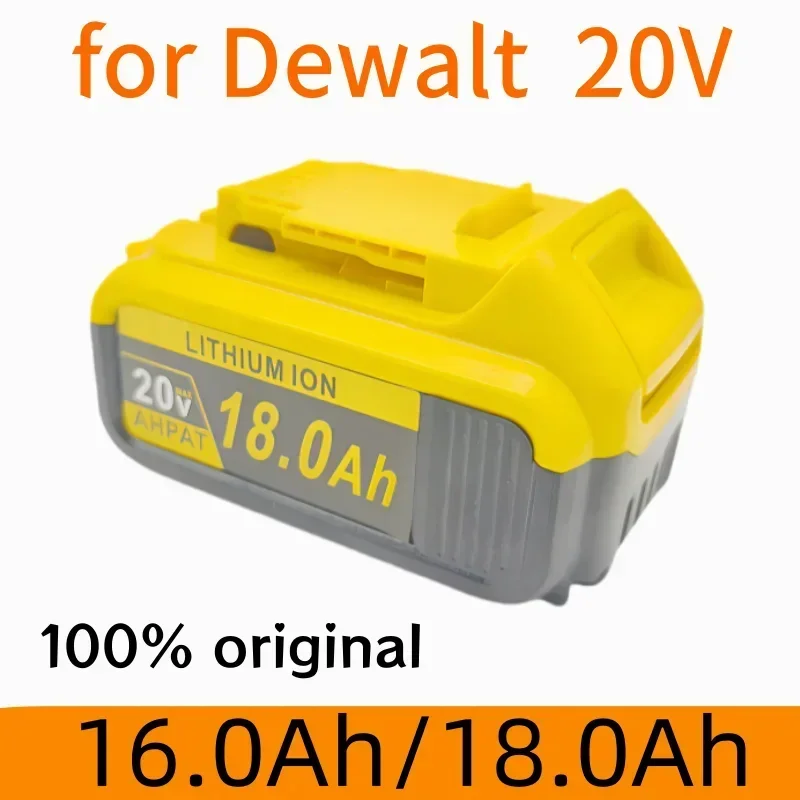 100% ใหม่ 20V 18000mAh สําหรับ Dewalt เครื่องมือแบตเตอรี่ lpega DCB206 20V 18.0Ah แบตเตอรี่ DCB206 20V แบตเตอรี่ DCB204-2 DCB205