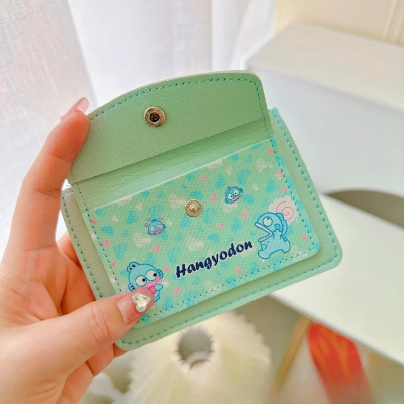 Kawaii Sanrio Hello Kitty Kuromi Coin Purse Cartoon Cute Multifunctional Card Holder Coin Purse Children's Portable Wallet Gifts
