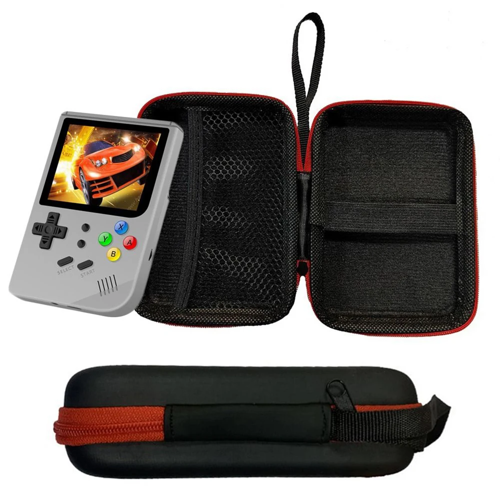 EVA Carrying Case Waterproof Game Console Pouch Case Wear-resistant With Lanyard Lightweight for Miyoo Mini Plus/ANBERNIC RG35XX