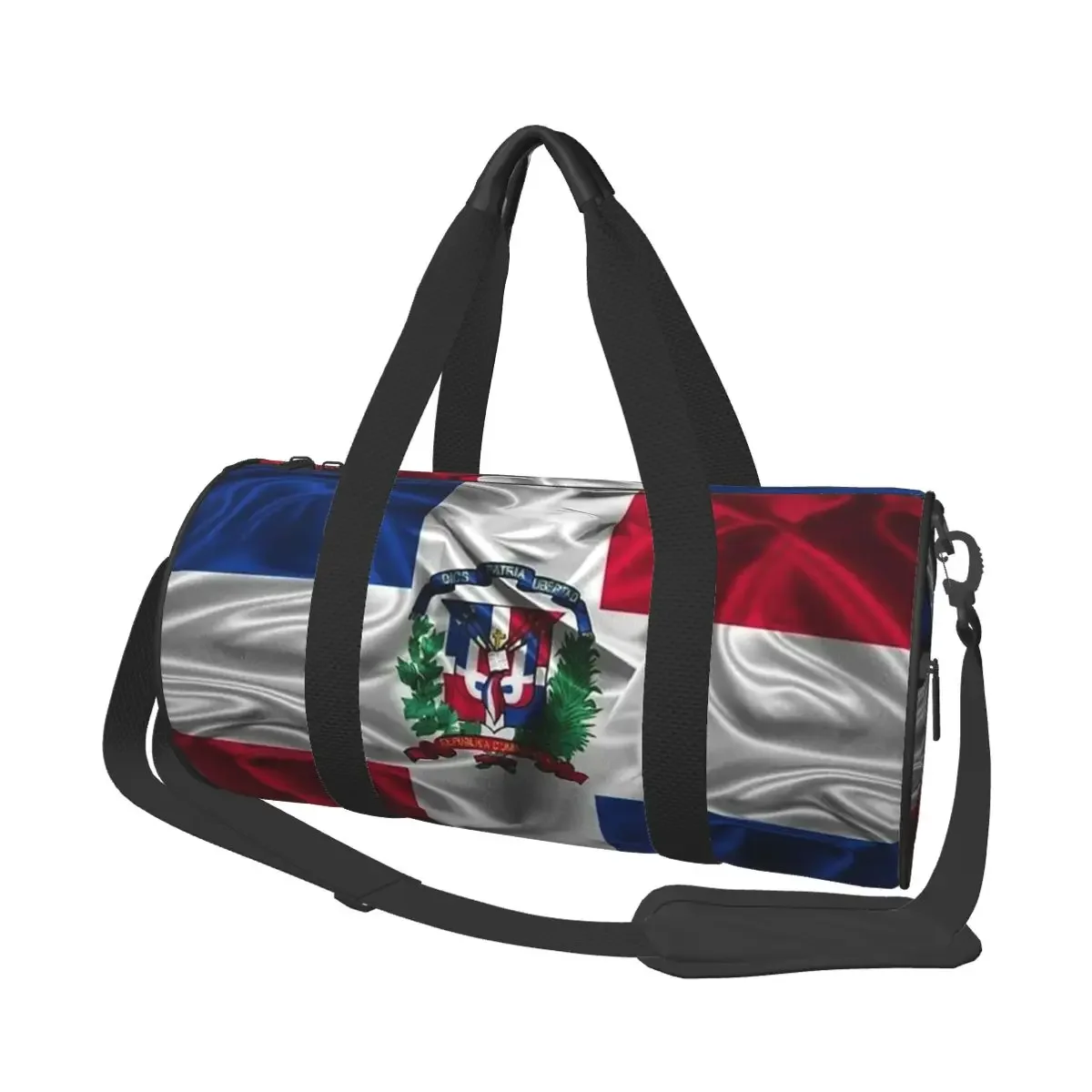 

Большая спортивная сумка с флагом Доминиканской Республики, многофункциональная дорожная сумка Duffle, сумки для фитнеса