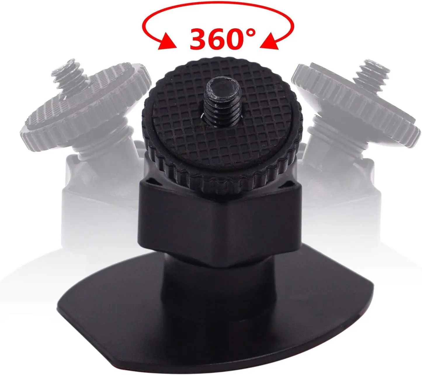 Immagine 3: ISaddle treppiede Thread Camera 3M Mount Mini biadesivo nel supporto per montaggio su Dash Cam (M4 M6 vite Join Ball inclusa)