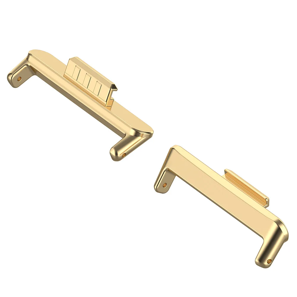 Conector do bracelete do metal do aço inoxidável, Adaptadores impermeáveis da faixa do relógio, Ajuste 3 relógio inteligente, 1PC