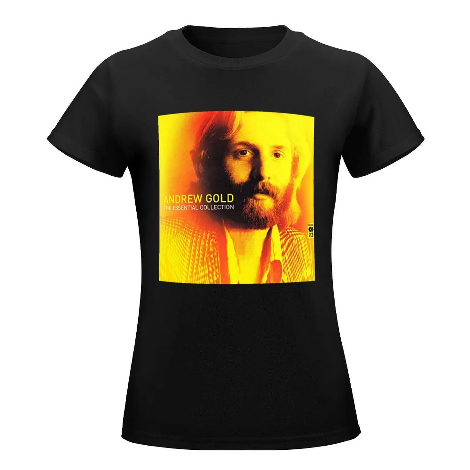 Essential Andrew Gold T-Shirt vintage kawaii clothes Women tops