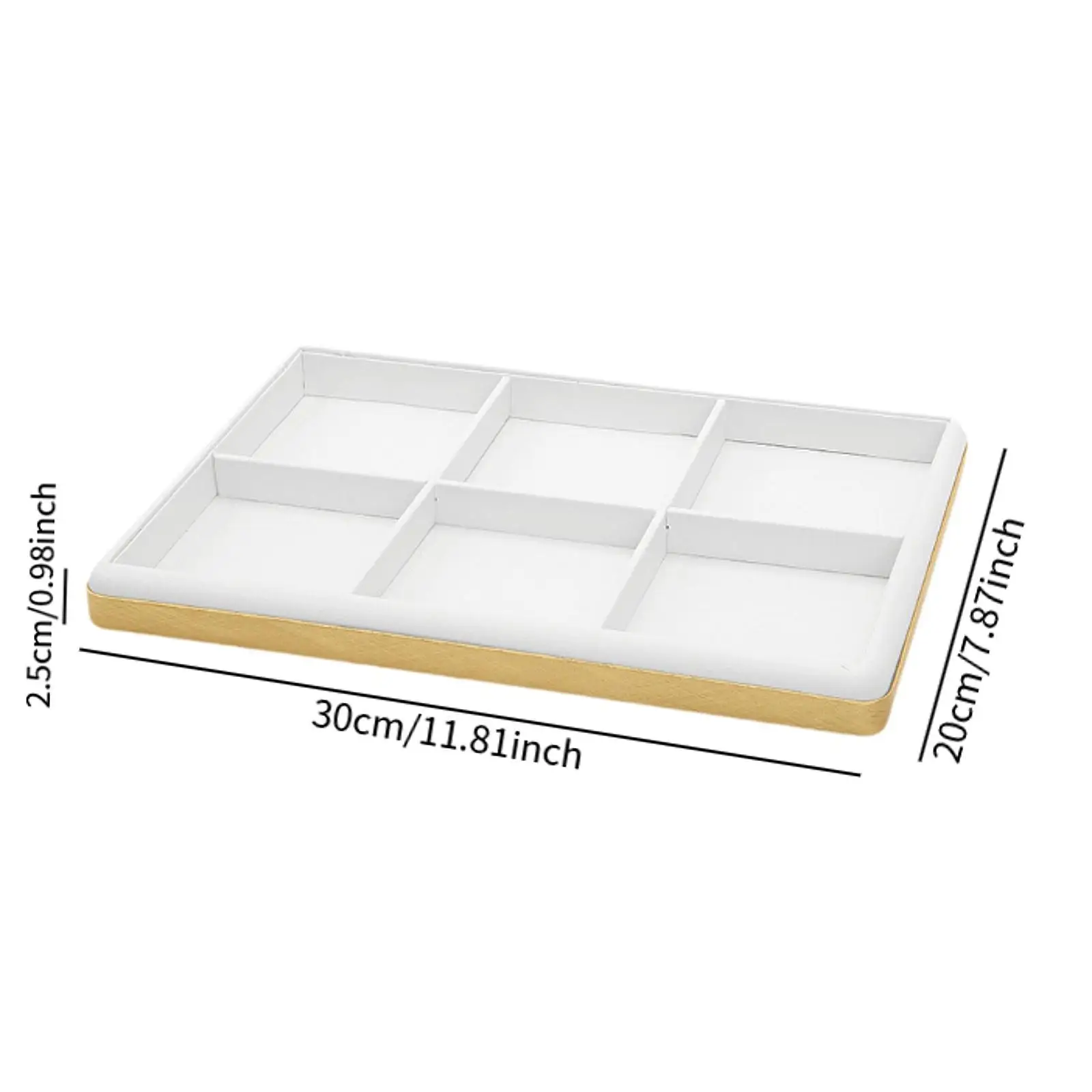 علبة عرض الأساور المصقولة من جلد البولي يوريثان قابلة للتكديس فارغة لخواتم وأقراط ومنظم المجوهرات وحامل الإسورة لبيع البائعين #6