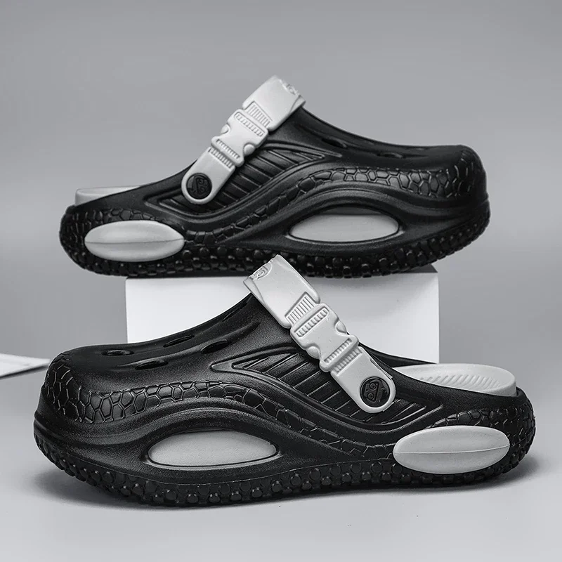 

Flat Sandals Men Shoes New Slippers Men Garden Platform Sandals Man Summer Sandals Male Sneakers Outdoor Flip Flops Home Clogs