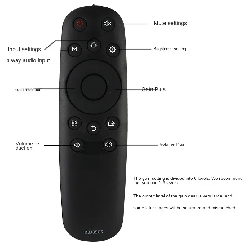 Nvarcher 2.08 Inch OLED MUSES72320 HIFI Preamplifier Volume Controller 4 in 1 Out Relay Switching with Infrared Remote Control