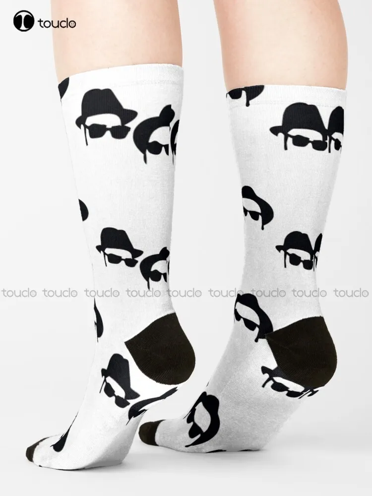 

Blues Brothers Film Jake Vintage Blue Socks Socks Men Personalized Custom Unisex Adult Teen Youth Socks 360° Digital Print Gift