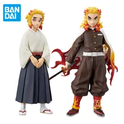 Bandai Original Demon Slayer Anime Figure Rengoku Senjuro Rengoku Kyoujurou Action Figure Toys for Boys Girls Birthday Gifts