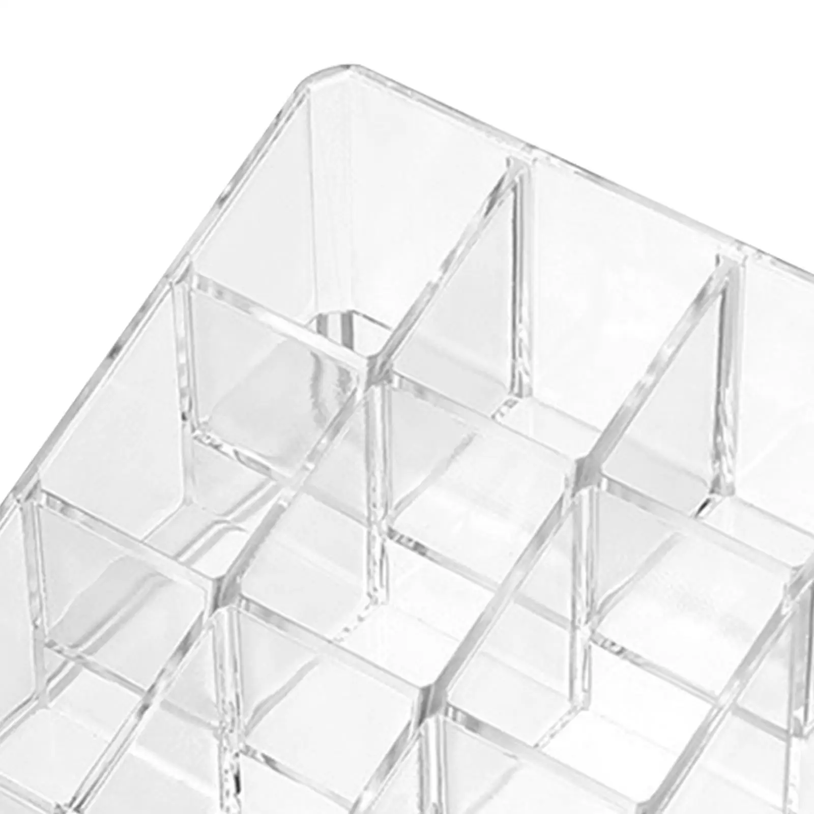 2X Lipstick Holder Case Clear Acrylic Lipstick Storage for Lipstick Lip