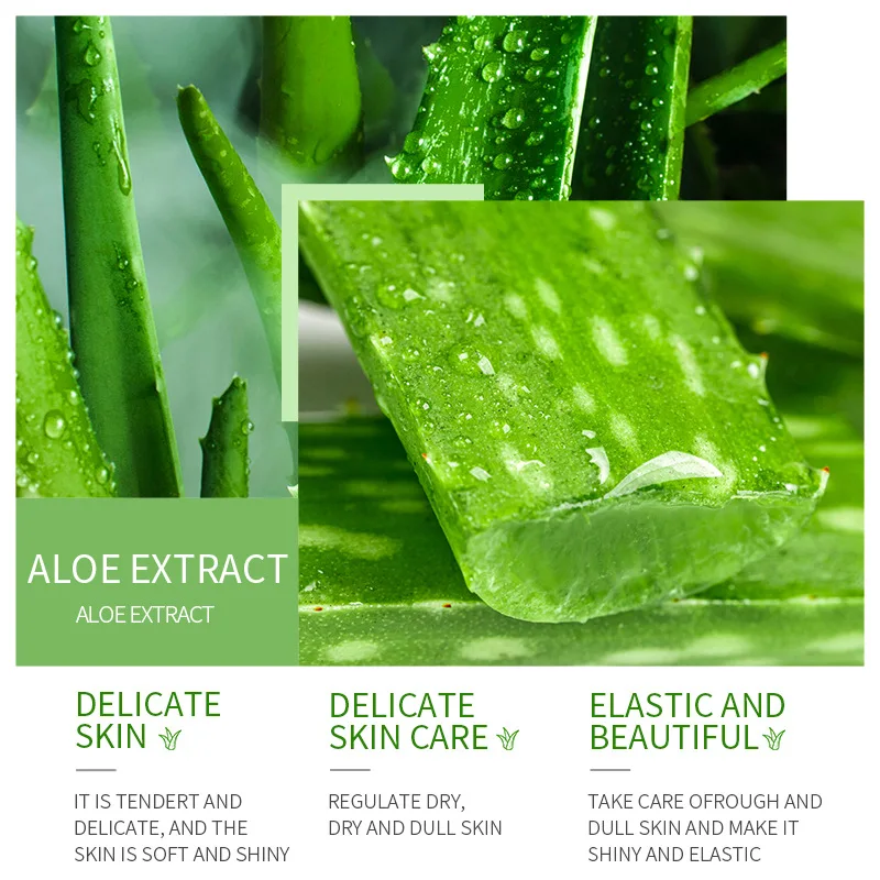 Vitamin C Aloe Vera Gel, with a Fresh and Non-Greasy Texture, Has a Plumping and Moisturizing Effect, Which Can: Lock in Skin Moisture Without It Being Lost, Help Improve Dry Skin and Acne-Prone Skin, and Make the Skin Appear Plump, Soft, Smooth, and Moisturized