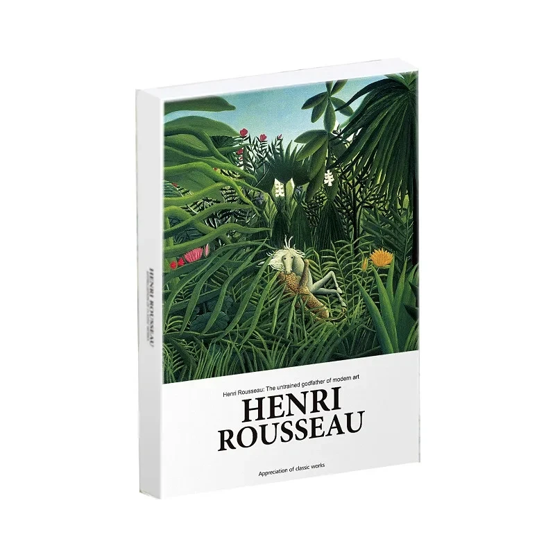 

30Pcs Famous Artist Rousseau Painting Postcards Artwork Wish Greeting Card Gift Message For DIY Scrapbooking Decoration School