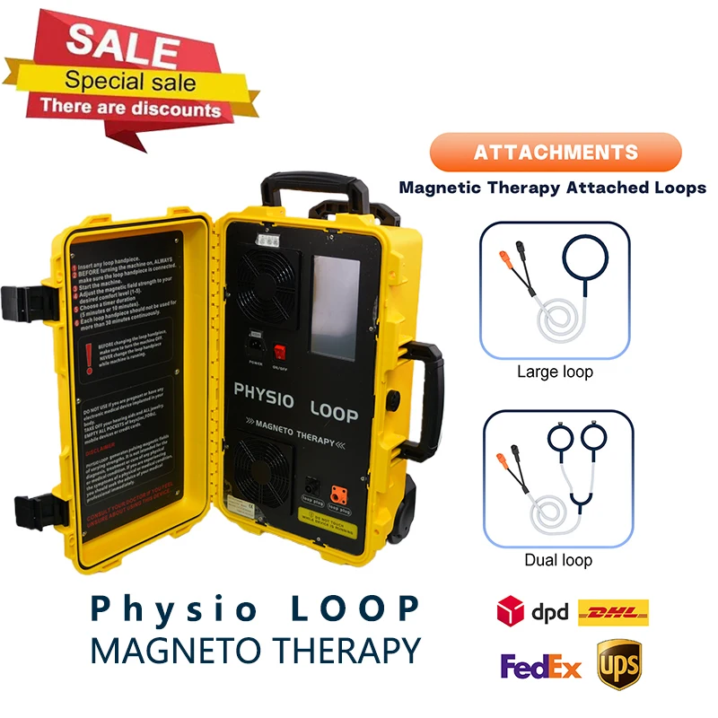 

Portable PMST Loop Magnetic Feild Therapy For Back Pain Muscle Relax Physio Magneto Machine horse PEMF Physiotherapy Equipment