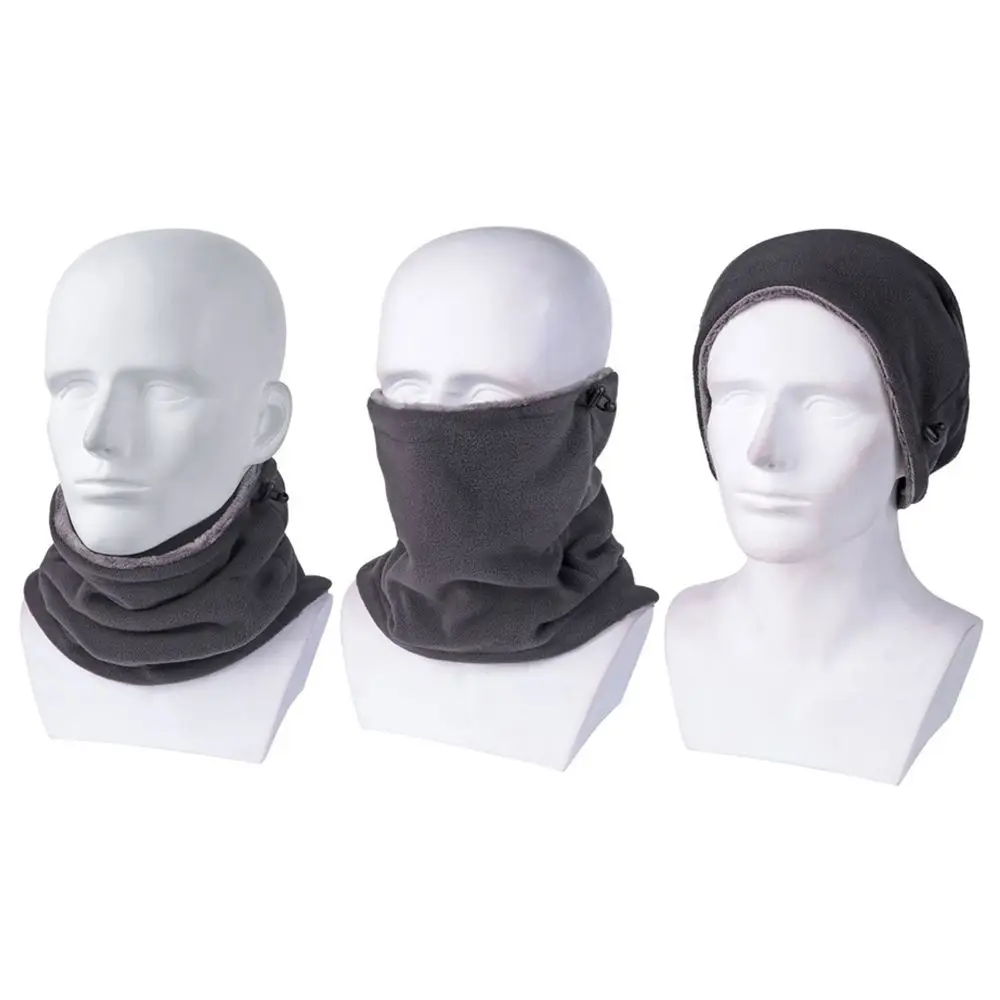 Soft Polar Fleece Neck Warmer Fishing Skating Running Sport Face Mask Outdoor Winter Camping Hiking Hat Warm Cycling Scarf