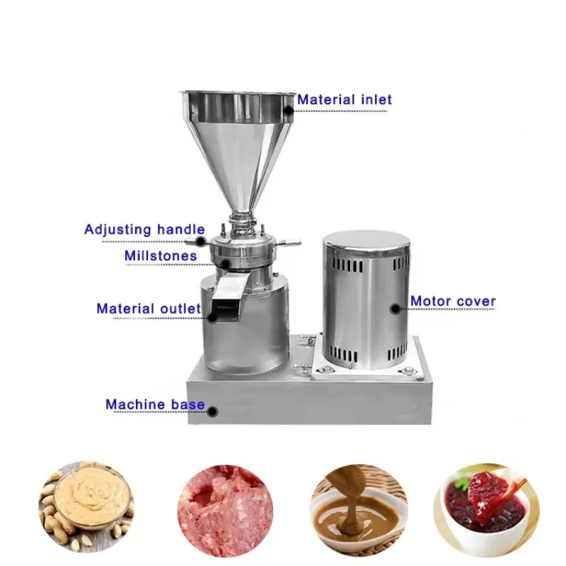 High Capacity Grinder Stainless Steel Colloid Mill Peanut Butter Making Machine