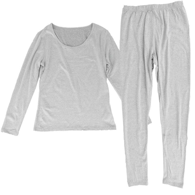 Thermal Underwear for Women Long Johns Set Cold Weather Autumn Winter Pajamas Top Bottom 2 Pieces Sets Shirts + Pants